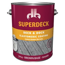 Deck & Dock Elastomeric Coating, Brown, Gallon