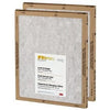 Flat Panel Filter, 3-Month, White, 14 x 25 x 1-In.