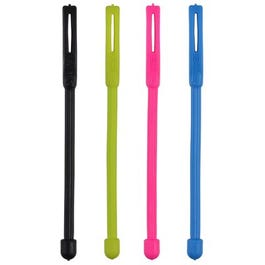 Gear Tie Cordable Twist Ties, Assorted Colors, 3-In., 4-Pk.