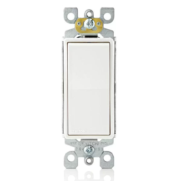 Leviton Decora Rocker Single-Pole AC Quiet Switch (2-1/2