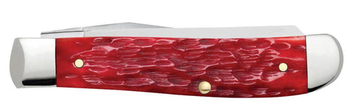 Case Peach Seed Jig Dark Red Bone CS Mini Trapper (Dark Red Bone)