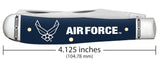 Case U.S. Air Force™ Embellished Smooth Navy Blue Synthetic Trapper (Navy Blue Synthetic - Air Force™)