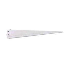 16-In. White Shelf Track Bracket