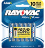 Rayovac 8246F AAA Alkaline AAA 1.5V Alkaline Stick 6