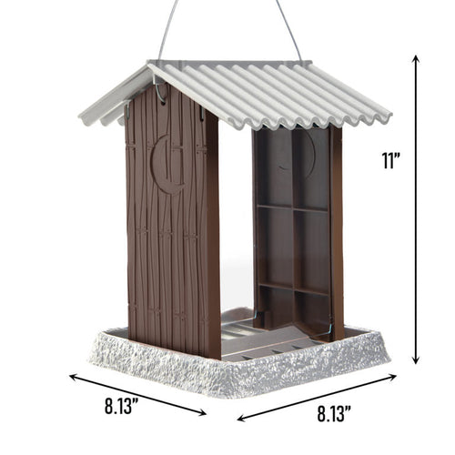 North States Outhouse Birdfeeder