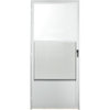 Croft Imperial Style 36 In. W x 80 In. H x 1-7/8 In. Thick White Self-Storing Aluminum Storm Door