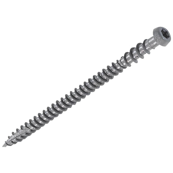 Fastenmaster TrapEase 3, #10 x 2-1/2 In. Gray Ultimate Composite Deck Screw (350 Ct. Pail)