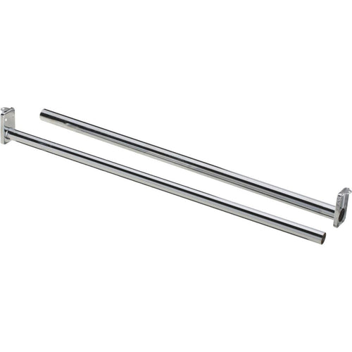 National 72 In. To 120 In. Adjustable Closet Rod, Chrome