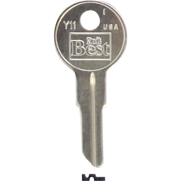 Do it Best Yale Nickel Plated House Key, Y11 (10-Pack)