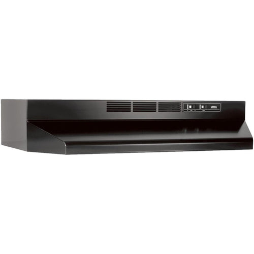 Broan-Nutone 41000 Series 30 In. Non-Ducted Black Range Hood