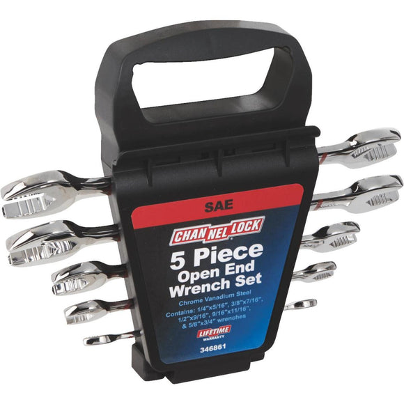 Channellock Standard Open End Wrench Set (5-Piece)