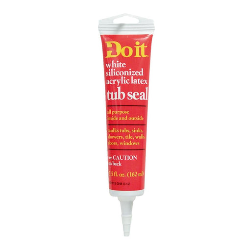 Do it 5.5 Oz. White Tub Seal Caulk