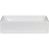 Mustee Topaz 60 In. L x 30 In. W x 16-1/2 In. D Right Drain Bathtub in White