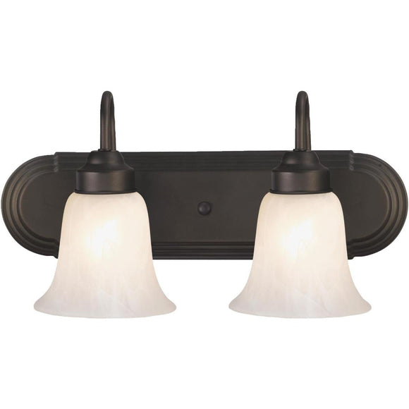 Home Impressions Julianna 2-Bulb Oil Rubbed Bronze Vanity Bath Light Bar