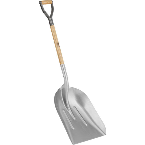 Do it Best 27 In. Wood D-Grip Handle #14 Aluminum Scoop Shovel