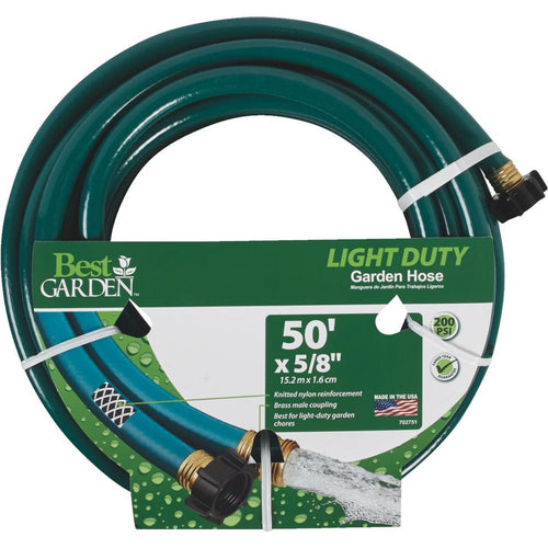 Best Garden 5/8 In. Dia. x 50 Ft. L. Light-Duty Garden Hose