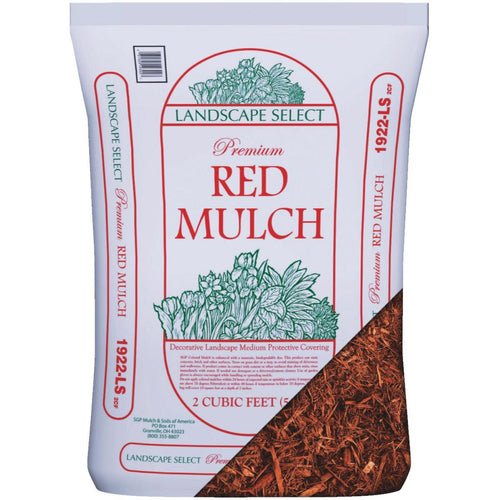 Landscape Select 2 Cu. Ft. Red Shredded Hardwood Mulch