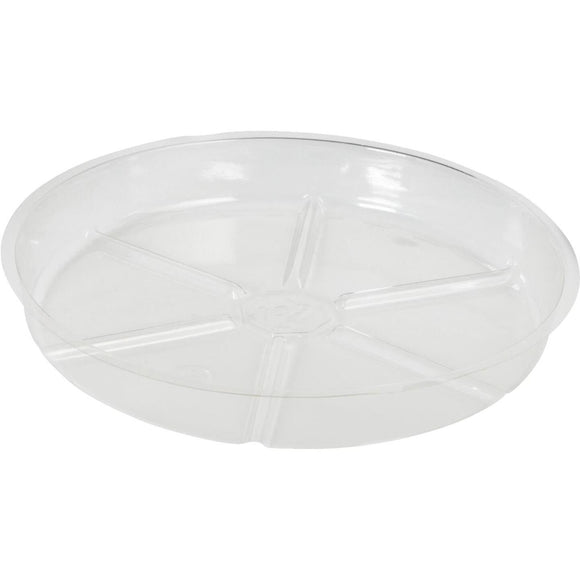 Best Garden 10 In. Clear Vinyl Flower Pot Saucer