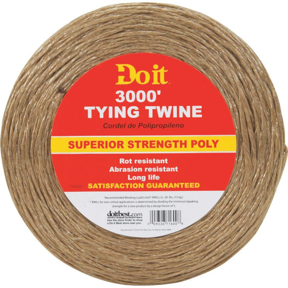 Do it 5/64 In. x 3000 Ft. Brown Polypropylene Tying Twine