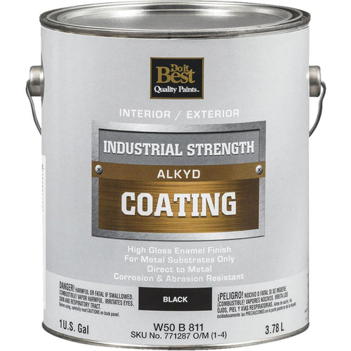 Do it Best Alkyd Industrial Coating, Black, 1 Gal.