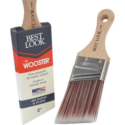 Best Look By Wooster 2 In. Angle Sash Short Handle Paint Brush