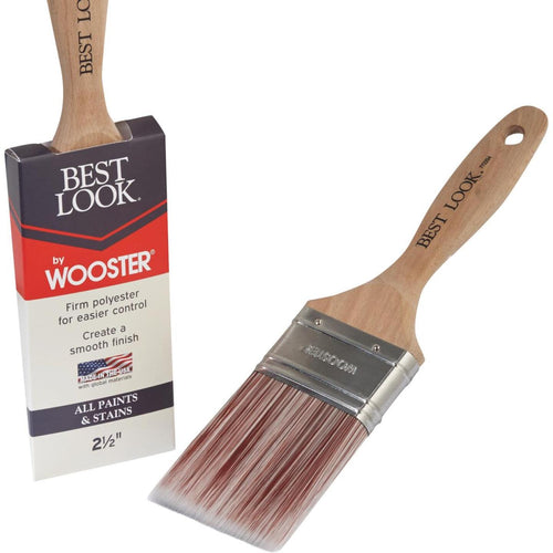 Best Look By Wooster 2-1/2 In. Flat Paint Brush