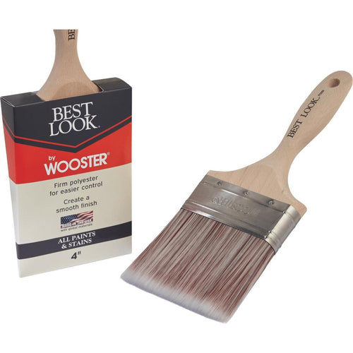 Best Look By Wooster 4 In. Flat Paint Brush