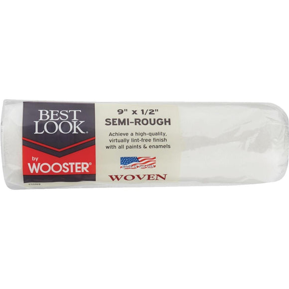 Best Look By Wooster 9 In. x 1/2 In. Woven Fabric Roller Cover