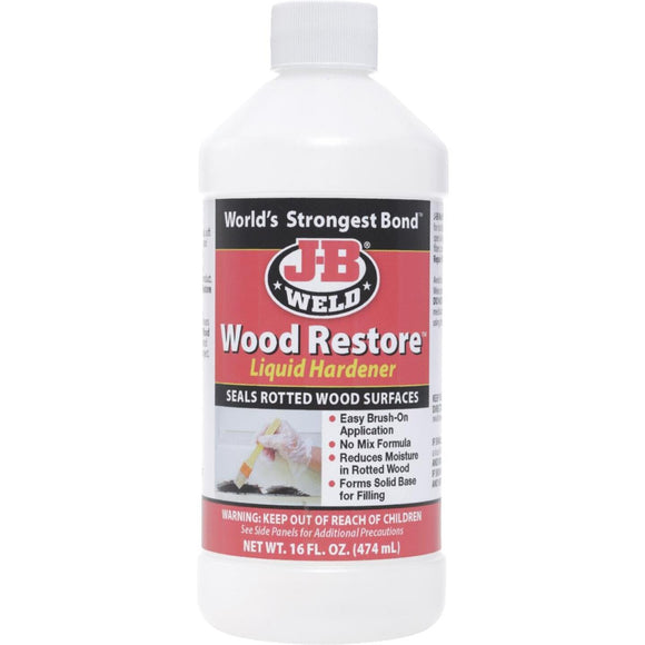 JB Weld Wood Restore 16 Oz. Liquid Hardener