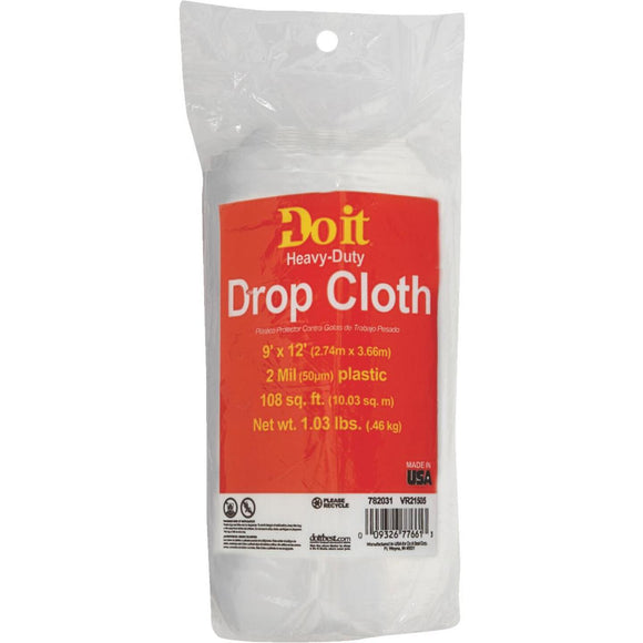 Do it Plastic 9 Ft. x 12 Ft. 2 mil Drop Cloth