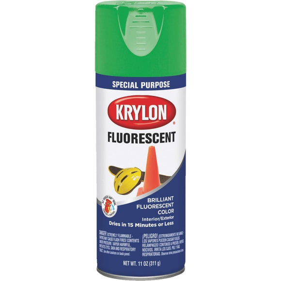 Krylon 11 Oz. Fluorescent Spray Paint, Green