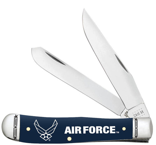 Case U.S. Air Force™ Embellished Smooth Navy Blue Synthetic Trapper (Navy Blue Synthetic - Air Force™)