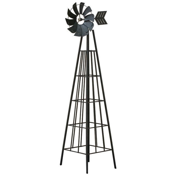 WINDMILL OBELISK (72 INCH, BLACK)